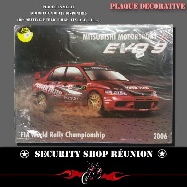 plaque-decorative-mitsubishi-evo-9