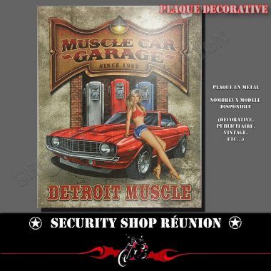 plaque-decorative-muscle-car